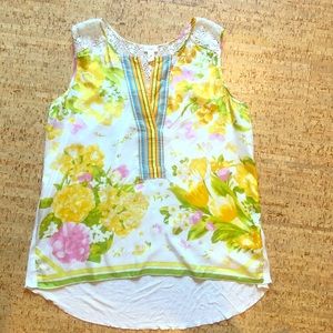 Anthropologie TINY silk top Small